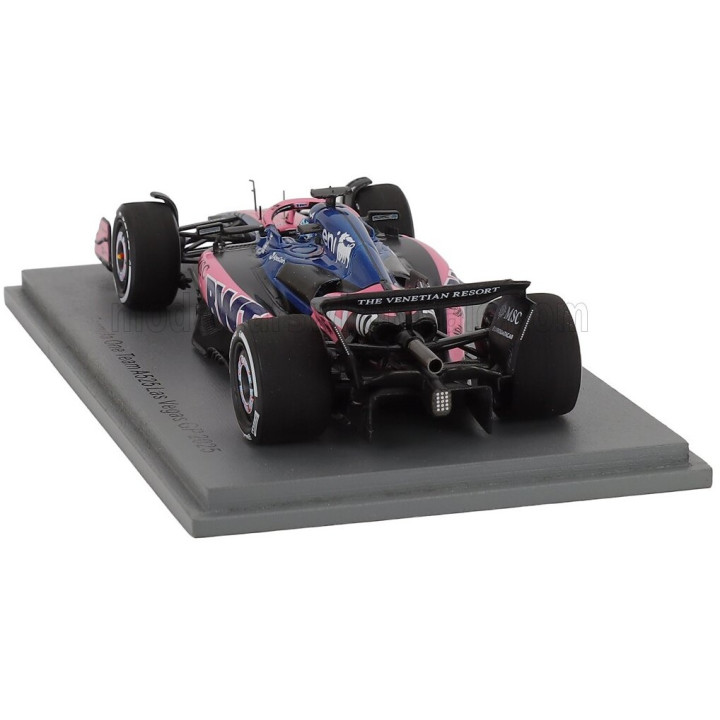 SPARK MODEL ALPINE F1 A525 TEAM BWT ALPINE N 10 LAS VEGAS USA GP 2025 PIERRE GASLY - BLACK BLUE PINK 1/43