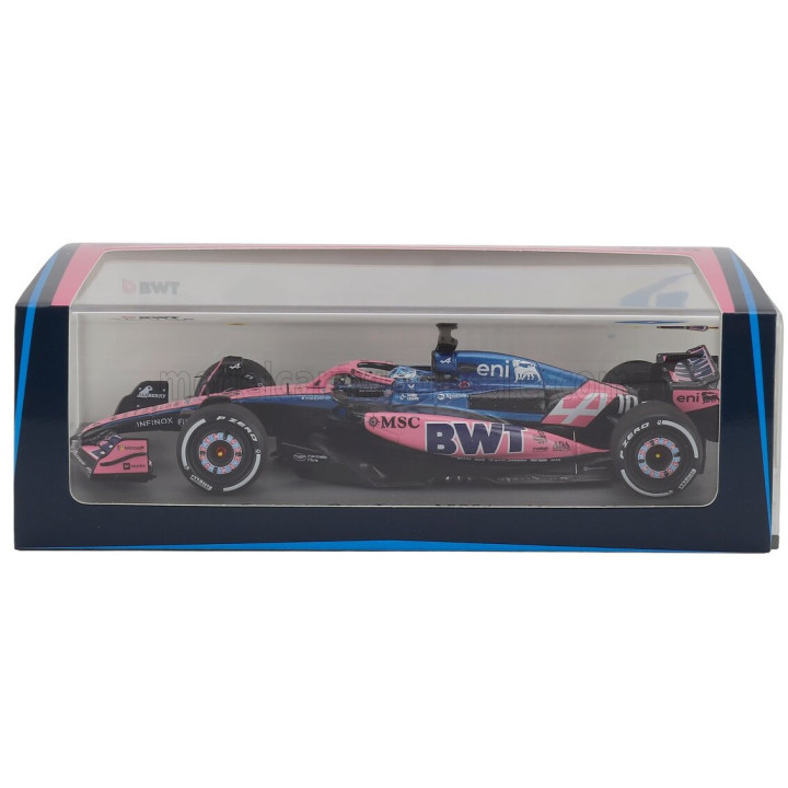 SPARK MODEL ALPINE F1 A525 TEAM BWT ALPINE N 10 LAS VEGAS USA GP 2025 PIERRE GASLY - BLACK BLUE PINK 1/43