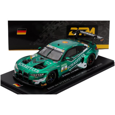 SPARK MODEL BMW 4-SERIES M4 GT3 TEAM SCHUBERT MOTORSPORT N 11 SEASON 2025 MARCO WITTMANN - GREEN BLACK 1/43