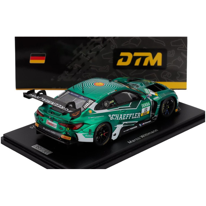 SPARK MODEL BMW 4-SERIES M4 GT3 TEAM SCHUBERT MOTORSPORT N 11 SEASON 2025 MARCO WITTMANN - GREEN BLACK 1/43