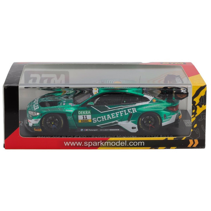 SPARK MODEL BMW 4-SERIES M4 GT3 TEAM SCHUBERT MOTORSPORT N 11 SEASON 2025 MARCO WITTMANN - GREEN BLACK 1/43