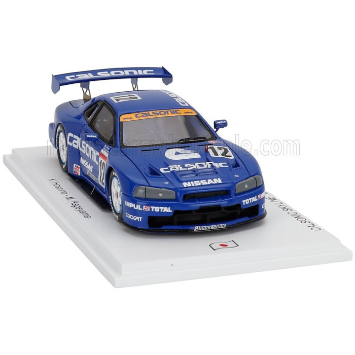 SPARK MODEL NISSAN SKYLINE GT-R (R34) 3.0L TWIN TURBO V6 TEAM CALSONIC IMPUL N 12 JGTC GT500 1999 KAZUYOSHI HOSHINO - MASAHYKO