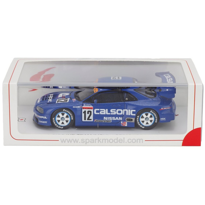 SPARK MODEL NISSAN SKYLINE GT-R (R34) 3.0L TWIN TURBO V6 TEAM CALSONIC IMPUL N 12 JGTC GT500 1999 KAZUYOSHI HOSHINO - MASAHYKO