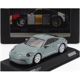 SPARK MODEL PORSCHE 911 992 S/T COUPE 2024 - LIGHT GREEN MET 1/43