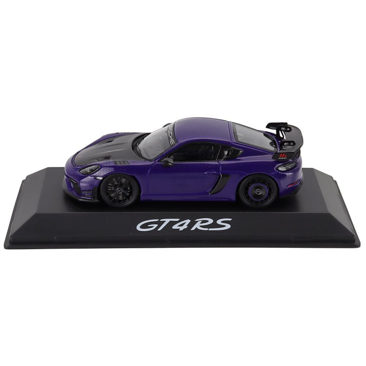 SPARK MODEL PORSCHE 718 (982) CAYMAN GT4 RS MANTHEY KIT 2024 - ULTRAVIOLET PURPLE BLACK 1/43