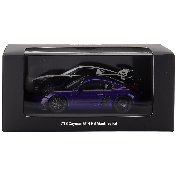 SPARK MODEL PORSCHE 718 (982) CAYMAN GT4 RS MANTHEY KIT 2024 - ULTRAVIOLET PURPLE BLACK 1/43