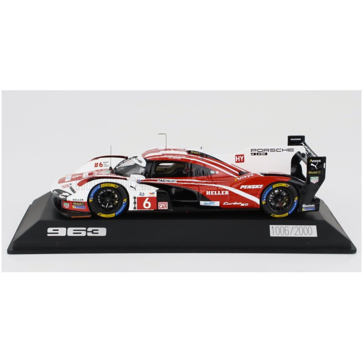 SPARK MODEL PORSCHE 963 9RD 4.6L TURBO V8 TEAM PORSCHE PENSKE MOTORSPORT N 6 4th 24h LE MANS (POLE POSITION) 2024 KEVIN ESTRE