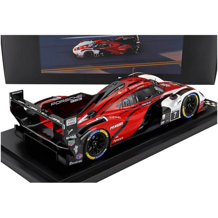 SPARK MODEL PORSCHE 963 9RD 4.6L TURBO V8 TEAM PORSCHE PENSKE MOTORSPORT N 7 WINNER IMSA 24h DAYTONA 2025 FELIPE NASR - NICK