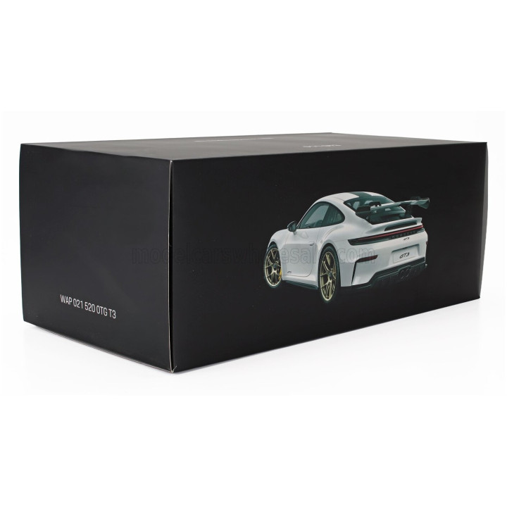 SPARK MODEL PORSCHE 911 992-2 GT3 COUPE 2024 - CON VETRINA - WITH SHOWCASE - WHITE 1/18
