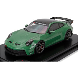 SPARK MODEL PORSCHE 911 992-2 GT3 COUPE MANTHEY KIT 2024 - CON VETRINA - WITH SHOWCASE - AURATIUM GREEN 1/12