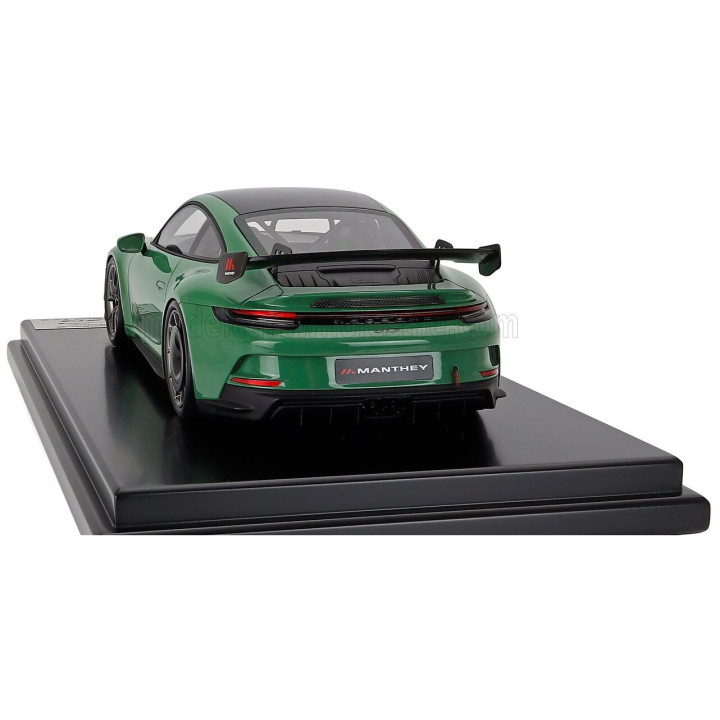 SPARK MODEL PORSCHE 911 992-2 GT3 COUPE MANTHEY KIT 2024 - CON VETRINA - WITH SHOWCASE - AURATIUM GREEN 1/12