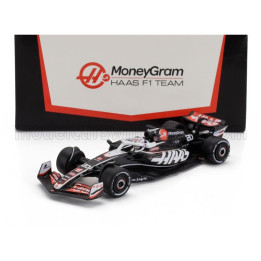 SPARK MODEL HAAS F1 FW24 TEAM MONEYGRAM HAAS N 20 SEASON 2024 KEVIN MAGNUSSEN - BLACK WHITE 1/64