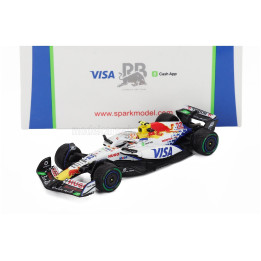 SPARK MODEL RACING BULLS F1 VCARB-02 TEAM VISA CASH APP N 22 AUSTRALIAN GP 2025 YUKI TSUNODA - WHITE BLACK 1/64
