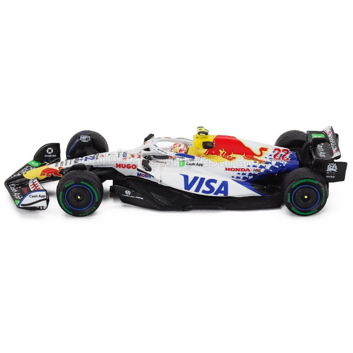 SPARK MODEL RACING BULLS F1 VCARB-02 TEAM VISA CASH APP N 22 AUSTRALIAN GP 2025 YUKI TSUNODA - WHITE BLACK 1/64