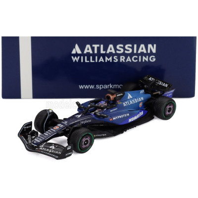 SPARK MODEL WILLIAMS F1 FW47 TEAM WILLIAMS ATLASSIAN RACING N 23 AUSTRALIAN GP 2025 ALEXANDER ALBON - BLUE BLACK 1/64