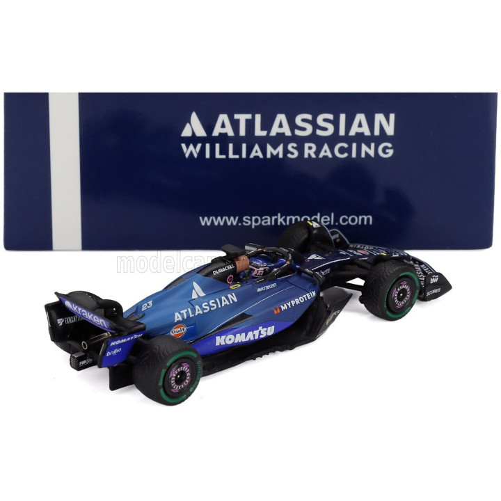 SPARK MODEL WILLIAMS F1 FW47 TEAM WILLIAMS ATLASSIAN RACING N 23 AUSTRALIAN GP 2025 ALEXANDER ALBON - BLUE BLACK 1/64