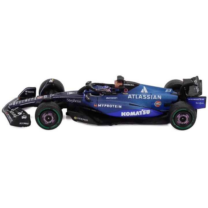 SPARK MODEL WILLIAMS F1 FW47 TEAM WILLIAMS ATLASSIAN RACING N 23 AUSTRALIAN GP 2025 ALEXANDER ALBON - BLUE BLACK 1/64