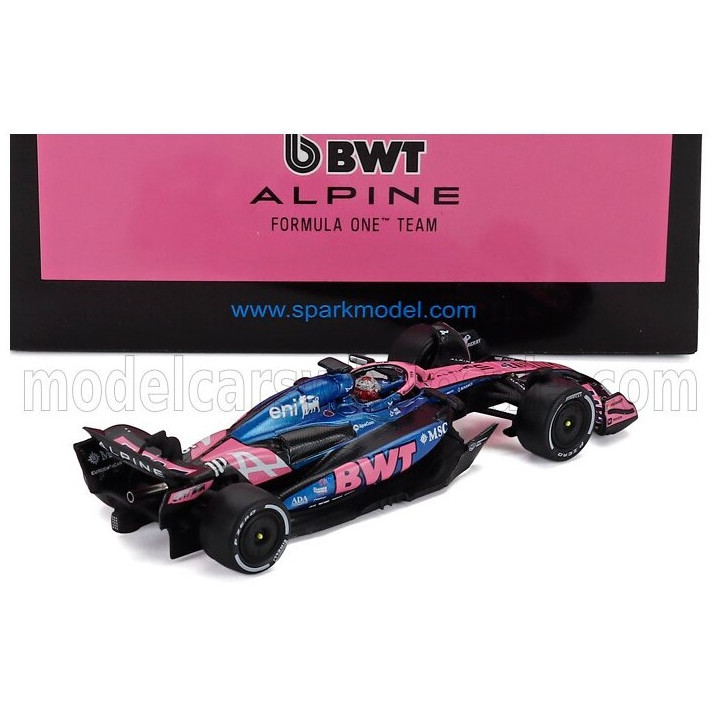 SPARK MODEL ALPINE F1 A525 TEAM BWT ALPINE N 10 JAPAN GP 2025 PIERRE GASLY - BLACK BLUE PINK 1/64