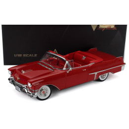 STAMP MODELS CADILLAC SERIES 62 CABRIOLET OPEN 1957 - RED 1/18