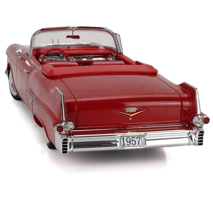 STAMP MODELS CADILLAC SERIES 62 CABRIOLET OPEN 1957 - RED 1/18