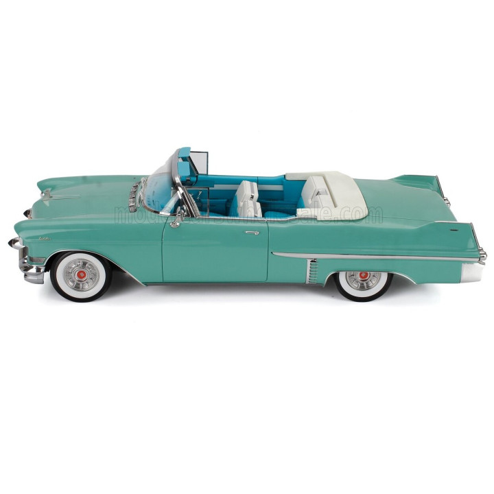STAMP MODELS CADILLAC SERIES 62 CABRIOLET OPEN 1957 - LIGHT GREEN 1/18