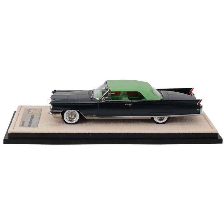 STAMP MODELS CADILLAC ELDORADO BIARRITZ CABRIOLET CLOSED 1963 - 2 TONE GREEN 1/43