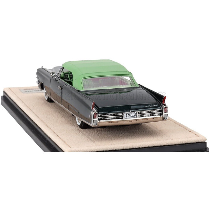 STAMP MODELS CADILLAC ELDORADO BIARRITZ CABRIOLET CLOSED 1963 - 2 TONE GREEN 1/43