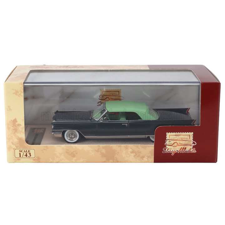 STAMP MODELS CADILLAC ELDORADO BIARRITZ CABRIOLET CLOSED 1963 - 2 TONE GREEN 1/43