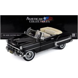 SUN STAR CHEVROLET BEL AIR OPEN ROOF CONVERTIBLE 1953 - BLACK 1/18