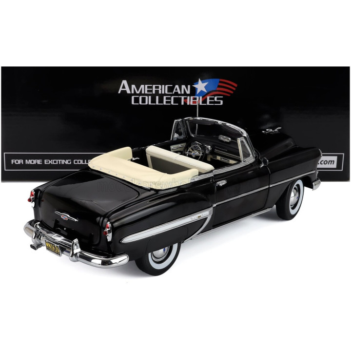 SUN STAR CHEVROLET BEL AIR OPEN ROOF CONVERTIBLE 1953 - BLACK 1/18