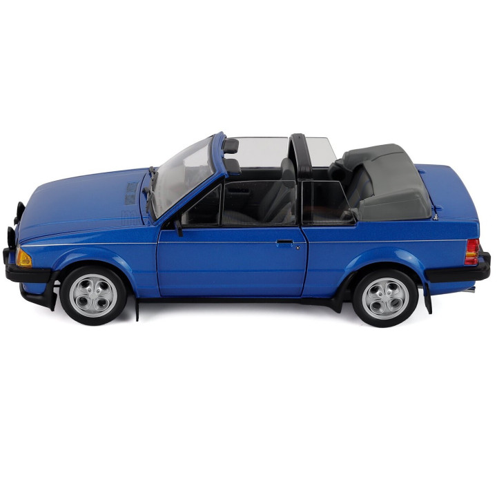 SUN STAR FORD ENGLAND ESCORT XR3i 1.6 MKIII RHD CABRIOLET OPEN 1984 - BLUE 1/18