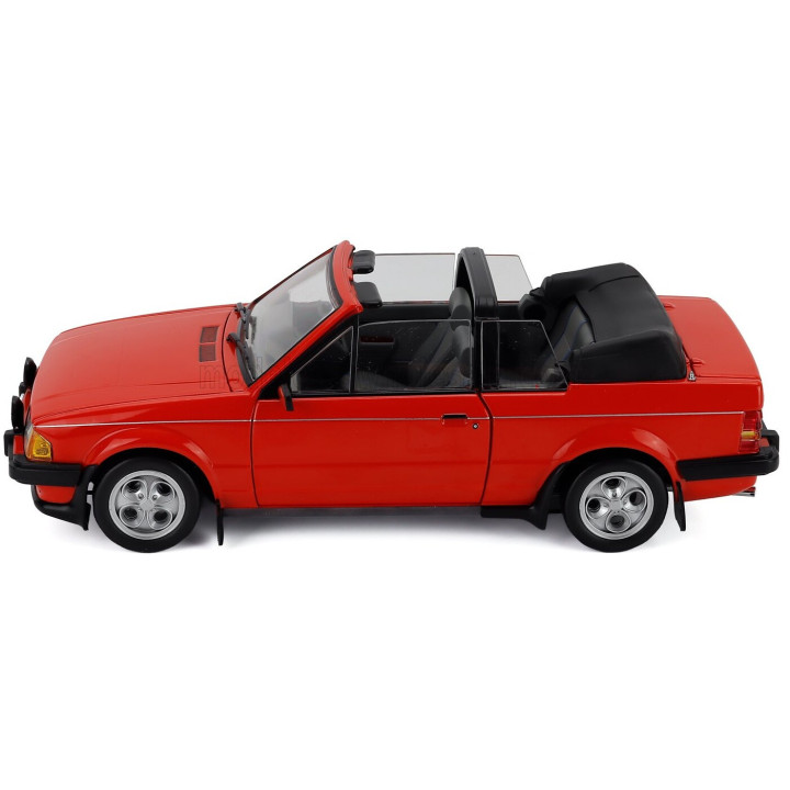 SUN STAR FORD ENGLAND ESCORT XR3i 1.6 MKIII RHD CABRIOLET OPEN 1984 - RED 1/18