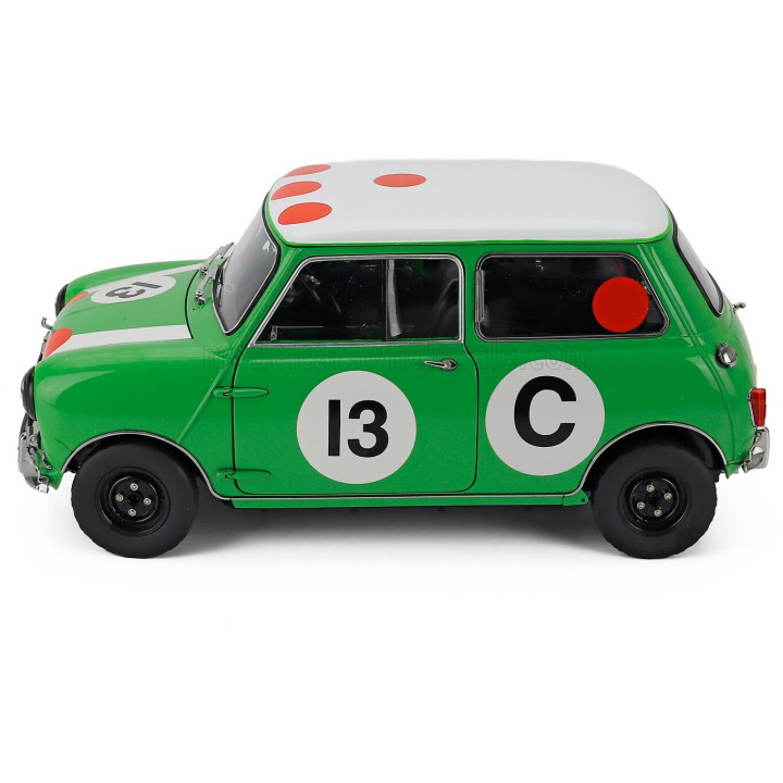SUN STAR MORRIS MINI COOPER S N 13 WINNER BATHURST GALLAHER 500 1966 RAUNO AALTONEN - BOB HOLDEN - GREEN WHITE 1/12