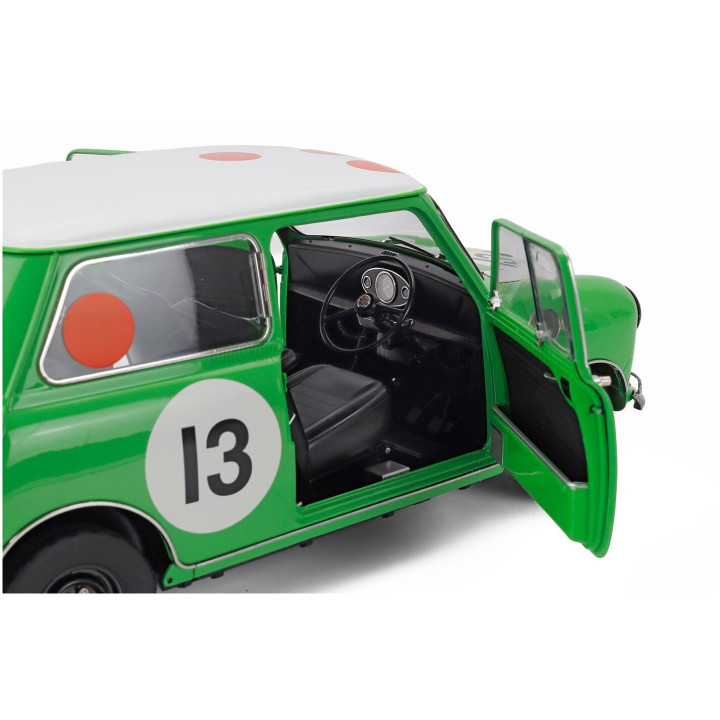 SUN STAR MORRIS MINI COOPER S N 13 WINNER BATHURST GALLAHER 500 1966 RAUNO AALTONEN - BOB HOLDEN - GREEN WHITE 1/12