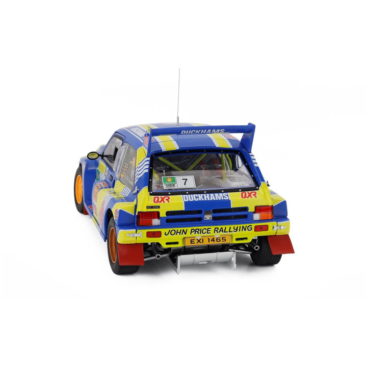 SUN STAR AUSTIN MG METRO 6R4 N 7 RALLY DONEGAL INTERNATIONAL 1993 JOHN PRICE - ANNE MARIE MARIE - BLUE YELLOW WHITE 1/18