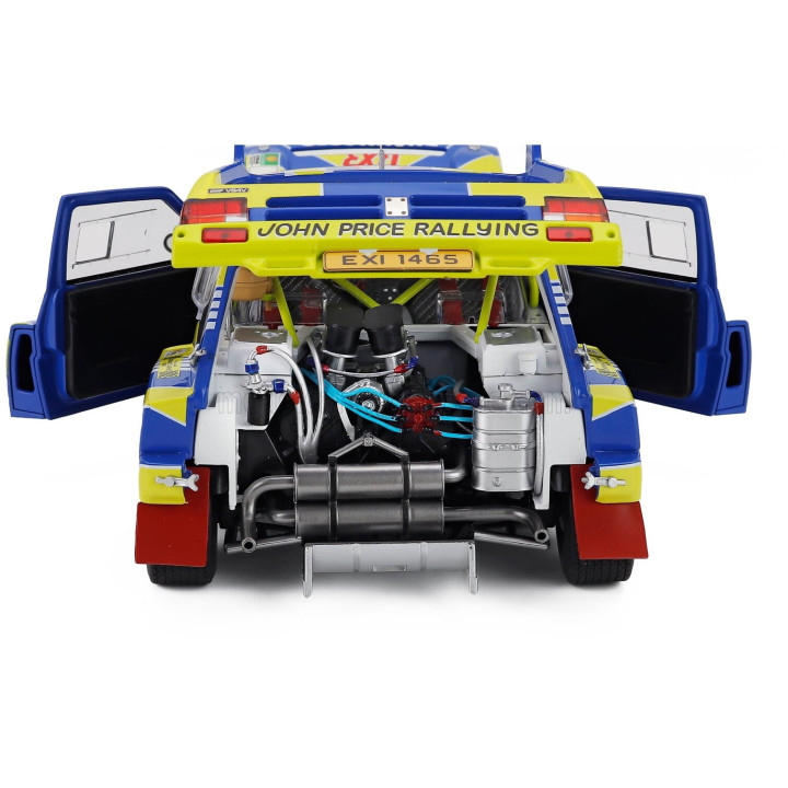 SUN STAR AUSTIN MG METRO 6R4 N 7 RALLY DONEGAL INTERNATIONAL 1993 JOHN PRICE - ANNE MARIE MARIE - BLUE YELLOW WHITE 1/18