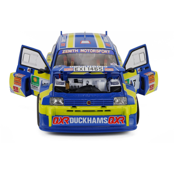 SUN STAR AUSTIN MG METRO 6R4 N 7 RALLY DONEGAL INTERNATIONAL 1993 JOHN PRICE - ANNE MARIE MARIE - BLUE YELLOW WHITE 1/18