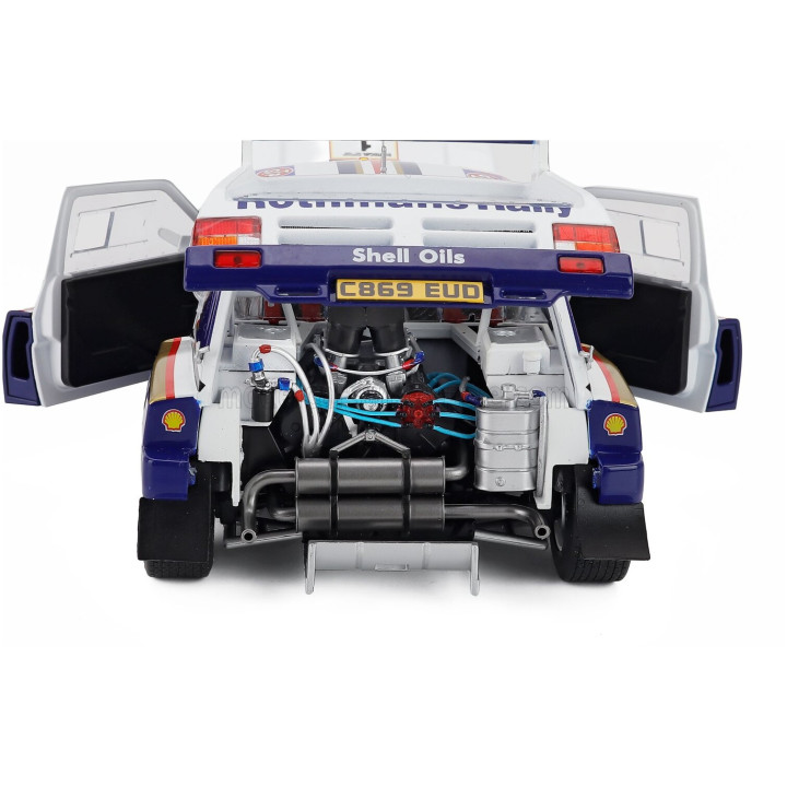 SUN STAR AUSTIN MG METRO 6R4 N 1 WINNER RALLY DONEGAL INTERNATIONAL 1986 BILLY COLEMAN - RONAN MORGAN - WHITE BLUE 1/18