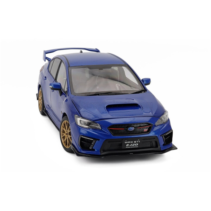 SUN STAR SUBARU WRX STi EJ20 FINAL EDITION 2020 - PEARL BLUE 1/18