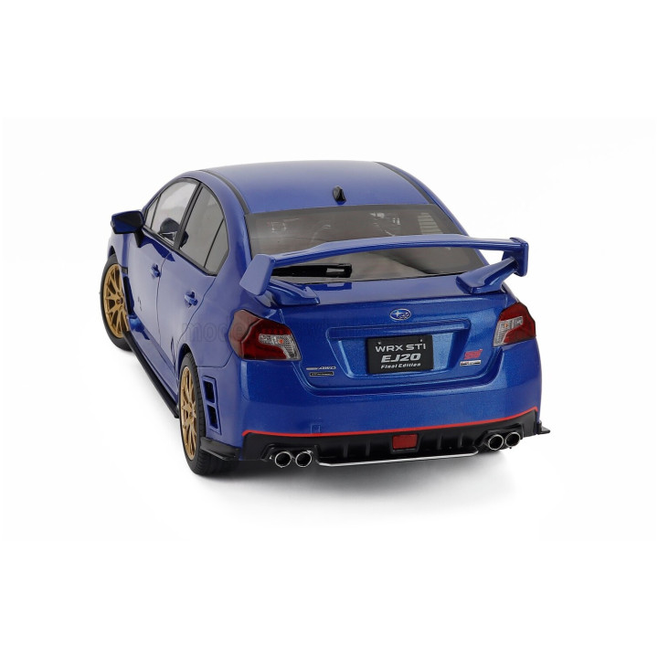 SUN STAR SUBARU WRX STi EJ20 FINAL EDITION 2020 - PEARL BLUE 1/18