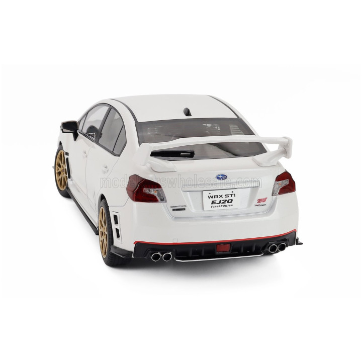 SUN STAR SUBARU WRX STi EJ20 FINAL EDITION 2020 - PEARL WHITE 1/18