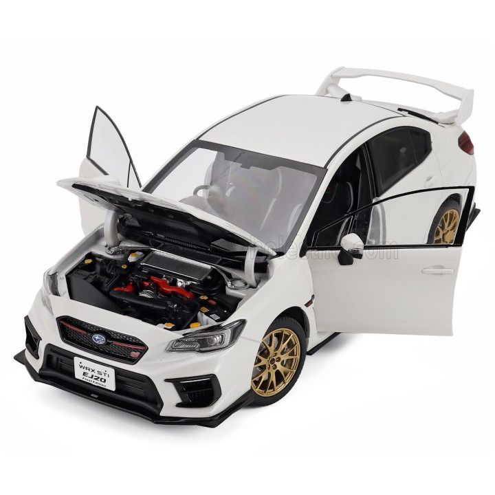 SUN STAR SUBARU WRX STi EJ20 FINAL EDITION 2020 - PEARL WHITE 1/18