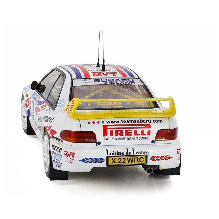 SUN STAR SUBARU IMPREZA WRC00 N 12 WINNER RALLY JIM CLARK MEMORIAL 2002 ANDREW NESBITT - JAMES O'BRIEN - WHITE 1/18