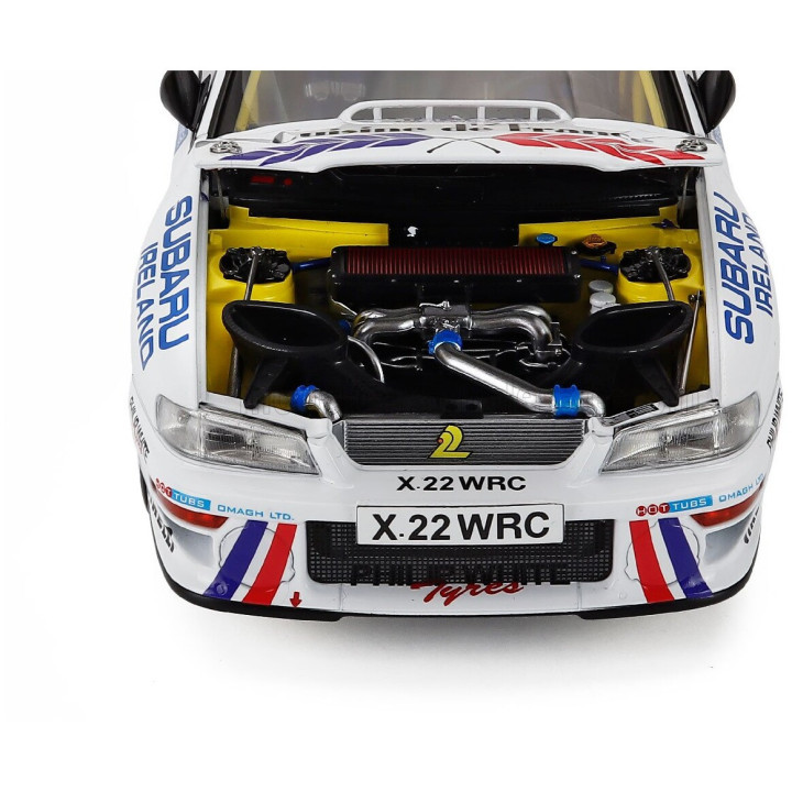 SUN STAR SUBARU IMPREZA WRC00 N 12 WINNER RALLY JIM CLARK MEMORIAL 2002 ANDREW NESBITT - JAMES O'BRIEN - WHITE 1/18