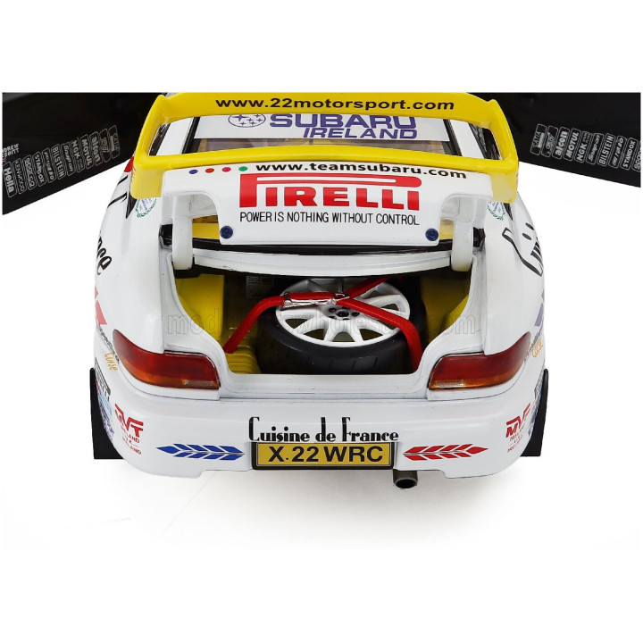 SUN STAR SUBARU IMPREZA WRC00 N 12 WINNER RALLY JIM CLARK MEMORIAL 2002 ANDREW NESBITT - JAMES O'BRIEN - WHITE 1/18