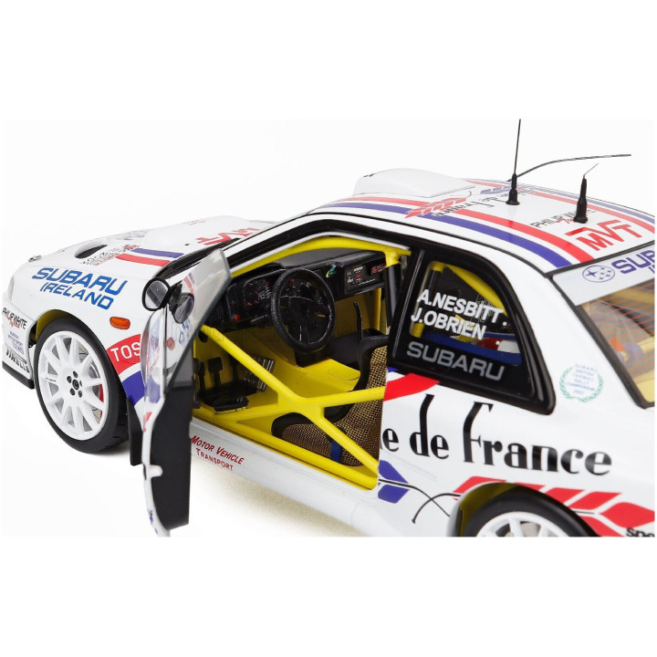 SUN STAR SUBARU IMPREZA WRC00 N 12 WINNER RALLY JIM CLARK MEMORIAL 2002 ANDREW NESBITT - JAMES O'BRIEN - WHITE 1/18
