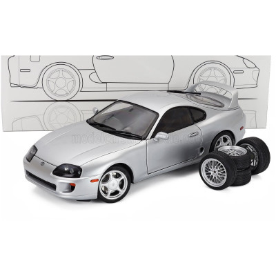 SUN STAR TOYOTA SUPRA (A80) RHD COUPE 2014 - SILVER 1/18