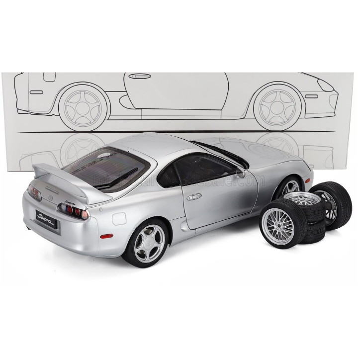 SUN STAR TOYOTA SUPRA (A80) RHD COUPE 2014 - SILVER 1/18