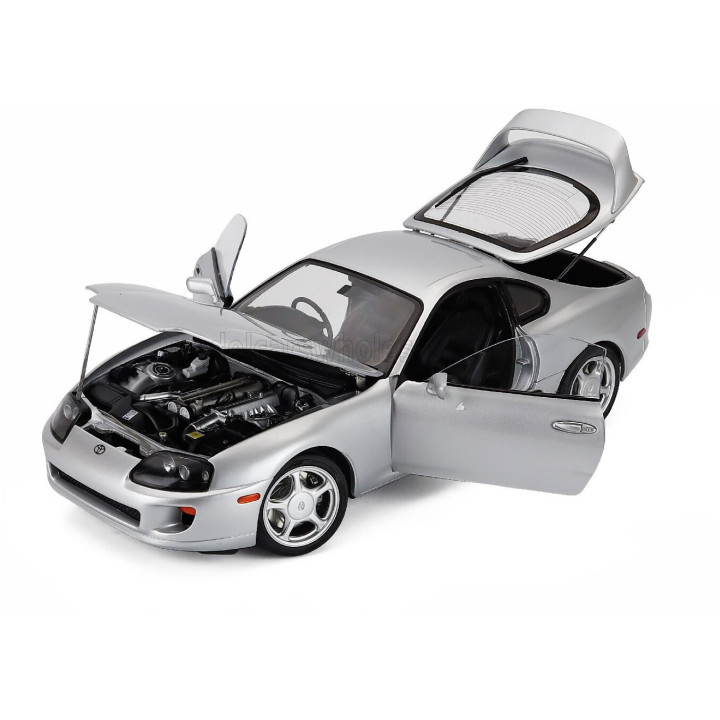 SUN STAR TOYOTA SUPRA (A80) RHD COUPE 2014 - SILVER 1/18