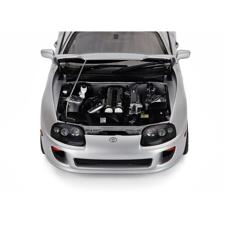 SUN STAR TOYOTA SUPRA (A80) RHD COUPE 2014 - SILVER 1/18